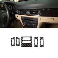 Soft Carbon Fiber Style Air Vent Outlet Cover Trim Fit For BMW 3 Series E90 E92 E93 2005-2012 Car Accessories