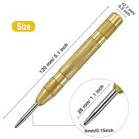 Step Drill Bit Set 1/4 Inch Hex Shank 5 Flute Counter Sink Drill Bit Set with Automatic Spring Loaded Center Punch