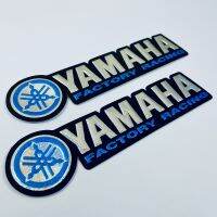 สติ๊กเกอร์ Yamaha ยามาฮ่า โลโก้ สีฟ้า สติกเกอร์ 3D ปั๊มนูน สะท้อนแสง [2ชิ้น] แต่งรถ ติดรถ มอเตอร์ไซค์ รถแข่ง รถซิ่ง mslaz yzf r3 r6 r15 aerox fino mio mt tzr nouvo