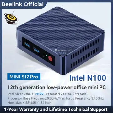 Morefine New Mini PC 12th Gen Intel Alder Lake N100 Quad Core Up to 3.4GHz  DDR4 NVME Dual HDMI2.0 4*USB3.2 Gamer Computer WiFi6