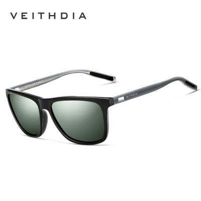 VEITHDIA Brand Sunglasses Unisex Retro Aluminum+TR90 Sunglasses Polarized Lens Vintage Eyewear Sun Glasses For MenWomen 6108