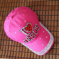 LGFD61ผู้หญิงฤดูร้อนรักพระเยซู Bling Bling Snapback Stone Shine หมวกเบสบอล