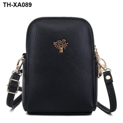 ㍿◙ 2019 LONZHW Wolf dance little single mobile phone backpack bag bag fashion female character package