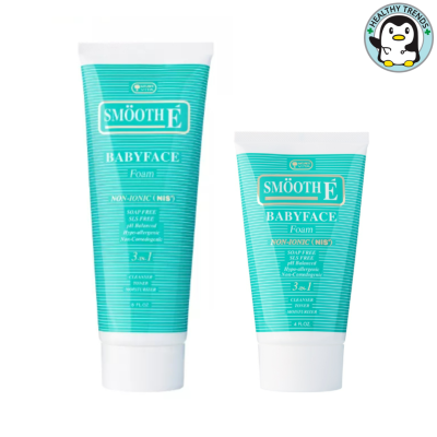 HHTT Smooth E Babyface Foam - สมูทอี เบบี้เฟส โฟม โฟมล้างหน้า 4 ออนซ์ และ 8 ออนซ์ โฟมไม่มีฟอง  Non-Ionic 100%  [HHTT]