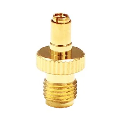 1pc SMA Female Jack to TS9 Male RF Coax Adapter Convertor Straight Textured Disc Goldplated External Antenna