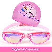 2022 Profession Children Swimming Goggles Anti-fog Hd Boy Girl Swimming Goggles Water and Fog Resistant Swimming Cap Swim Gear