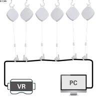 BYCME 3pcs สากลสากลสากล เกมเกมต่างๆ ชุดหูฟัง VR ที่เก็บสายไฟ VR การจัดการสายเคเบิล VR สำหรับ Oculus Quest2 VR Pulley System