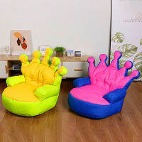 Beanbag เก้าอี้ปกน่ารักที่สะดวกสบายที่มีประโยชน์ที่ถอดออกได้ประหยัดพื้นที่สวมทนผ้ารูปตัว L พับมุมที่นอนสำหรับการใช้งานในชีวิตประจำวันเก้าอี้โซฟาปก