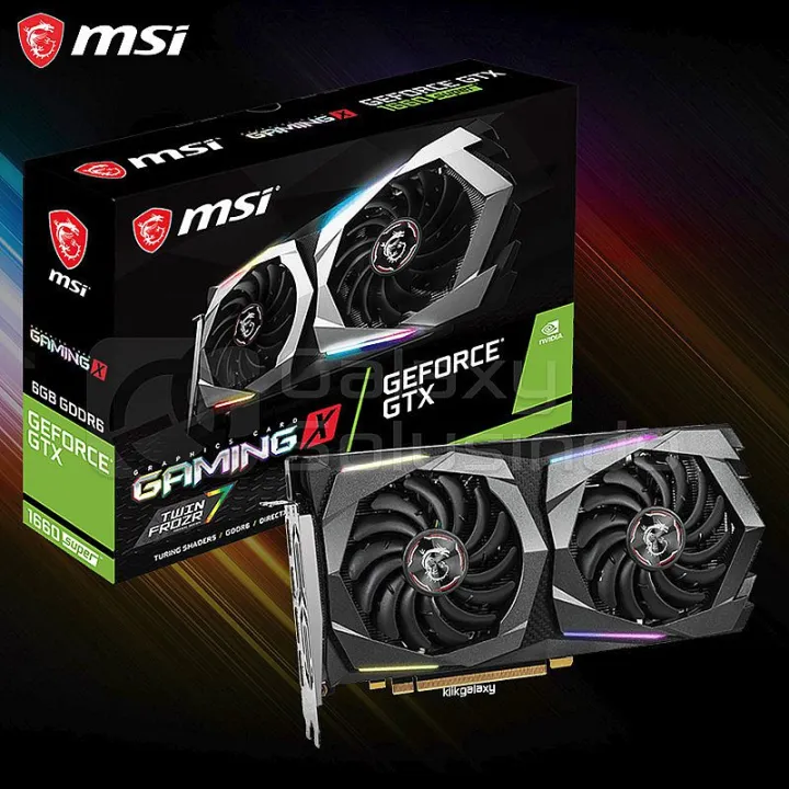 MSI NVidia GeForce GTX 1660 SUPER Gaming X 6GB GDDR6 | Lazada Indonesia
