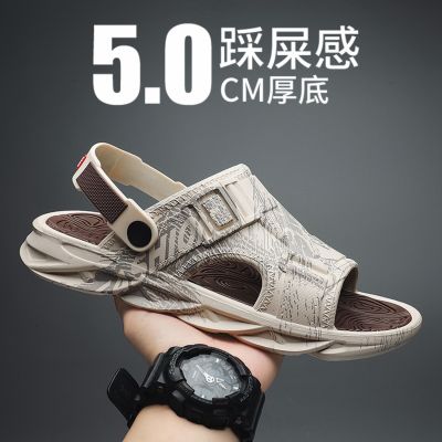 Cartelo crocodile sandals mens 2023 new summer outdoor non-slip driving and slippers sports beach shoes