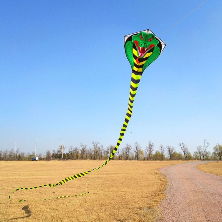 8m26-25ft-15m49-21ft-cartoon-mamba-snake-kites-frp-rod-flying-sports-beach-kitesurf-children-gift-family-outdoor-sport
