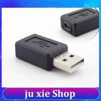 JuXie store High Speed Mini USB B 5 Pins Female Jack to USB A 2.0 Male Connector Adapter  Extended Cable