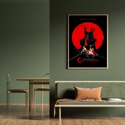 Castlevania Anime Poster Video Game Canvas Poster Home Wall Painting Decoration (No Frame)