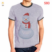 IUM Men Top T-Shirt Tee Short Sleeve Round Collar Christmas Style Pattern Printing Fashion Clothing Fashion Short Sleeve Round Collar Christmas Style Pattern Printing T-Shirt Top Tee Men เสื้อยืดผู้ชาย