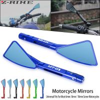 8mm 10mm Universal Mirror For YAMAHA MT01 MT-01 MT 01 MT03 MT-03 MT 03 All Years Motorcycle CNC Aluminum Rearview Side Mirrors