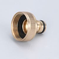 Universal Brass Tap Connector 1/2" 3/4" Quick Adapter Joints Garden Hose Car Washing Watering Spray Nozzle Watering Systems Garden Hoses