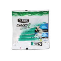 ? Schick Exacta 2 System Sensitive Razor 3Free2 ชิคเอ็กเท็กต้า2ซิสเต็มส์เซนซิทีฟเรเซอร์ 3แถม2 [ ของมันต้องมี!! ]