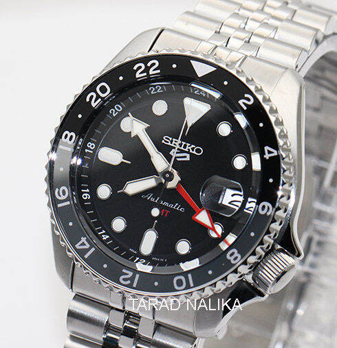 นาฬิกา-seiko-5-sports-new-automatic-gmt-ssk001k1-ของแท้-รับประกันศูนย์-tarad-nalika