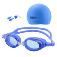 Professional Swimming Cap Swim Goggles Anti-fog Silicone Swim Pool Glasses Earplug for Men Women Kids Adult Waterproof Eyewear Accessories Accessories