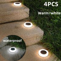 ✱ 4PCS Solar Lawn Lamp Ground Light Outdoor Garden Light Waterproof Street Park Floor Pathway Landscape Garden Decor Solar Lamp