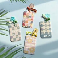 【hot sale】 ஐ✌ B11 New Cartoon Oil Painting Art ID Credit Bank Card Holder Students Bus Card Case with Keychain Lanyard