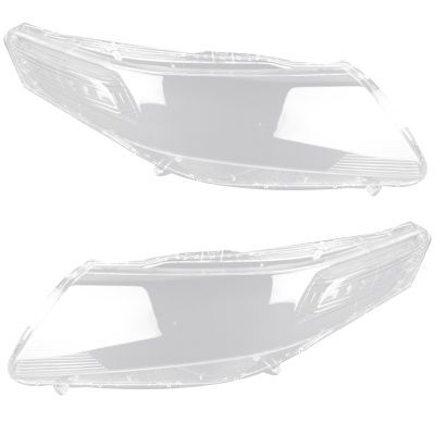 for Honda City 2009-2014 Right Left Car Headlight Cover Head Light Lamp Transparent Lampshade Shell Lens Glass