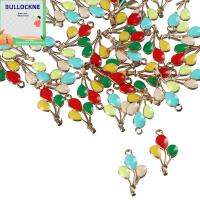 BULLOCKNE 40pcs 1215มม. ลูกโป่งเคลือบสีสันสดใส โลหะผสมอัลลอยด์ ลูกโป่งน่ารักสามสี 2รูปแบบ บอลลูนเสน่ห์ขนาดเล็ก งานฝีมือดีไอวาย