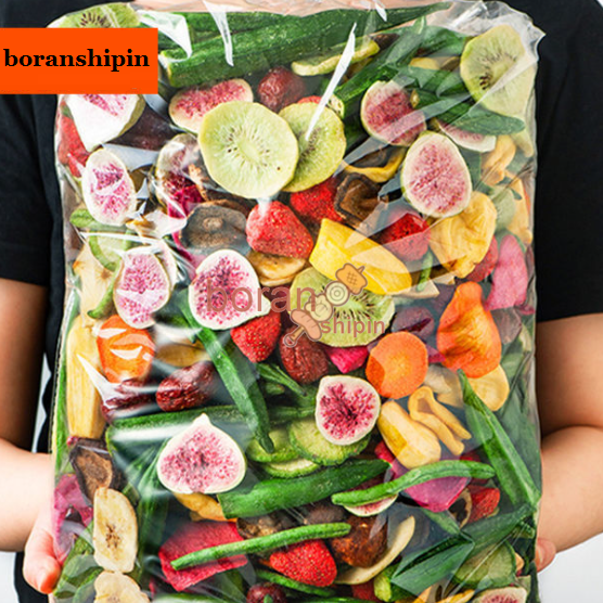 boranshipin-good-quality-fast-delivery-500g-comprehensive-fruits-and-vegetables-crisp-mixed-vegetables-dried-fruits-dehydrated-instant-okra-dry-mixed-vegetables-and-fruits-crispy-childrens-casual-snac