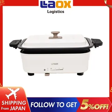 Tiger Thermos Grill Pan Hot Plate White CRL-A30W-W From Japan