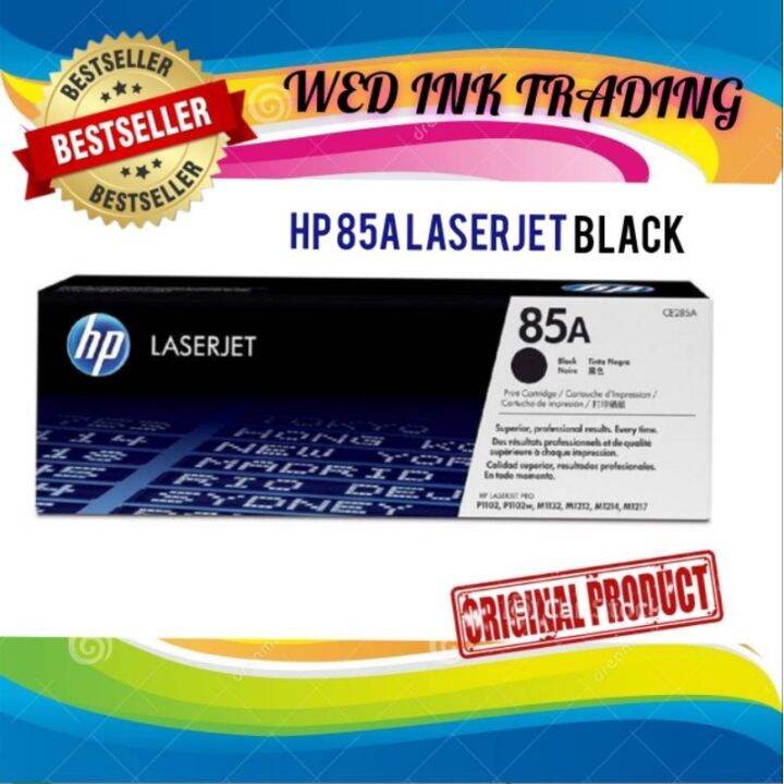 HP 85A CE285A Black Original LaserJet Toner Cartridge | Lazada PH