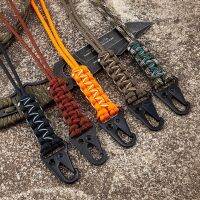 【Fashion house]ปีนหน้าผากลางแจ้งนกอินทรีจะงอยปาก S Nap คลิปแขวนคอ Jawbone ปมเชือกเส้นเล็กสำหรับ iPhone ผู้ถือกล้อง ID ผ่านผู้ถือบัตรตรา