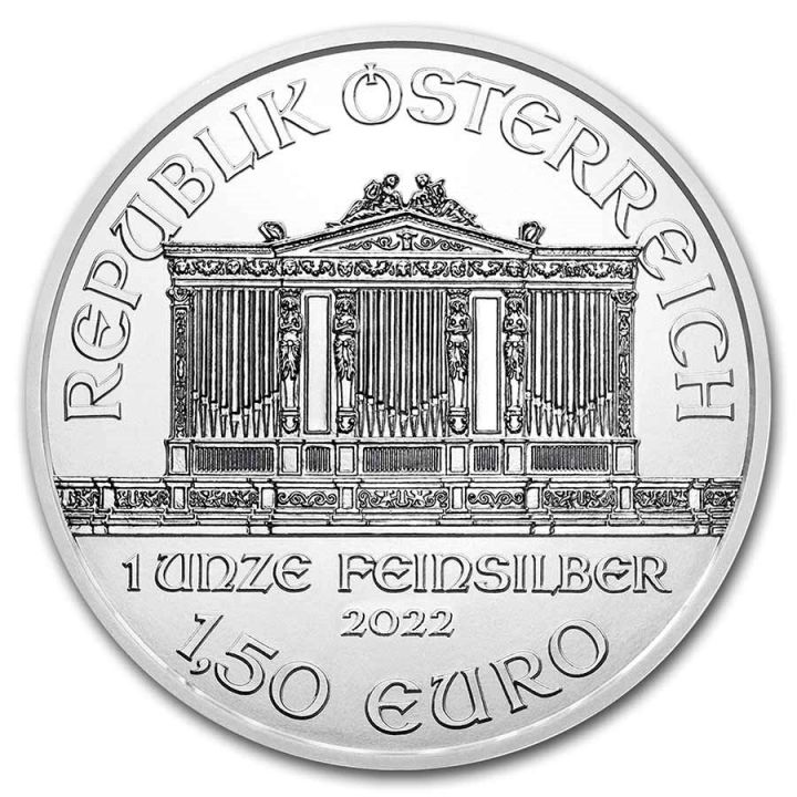 2022ออสเตรีย1ออนซ์ทอง-philharmonic-ของตกแต่งชุบทองของที่ระลึกและเหรียญที่ระลึกจำลอง