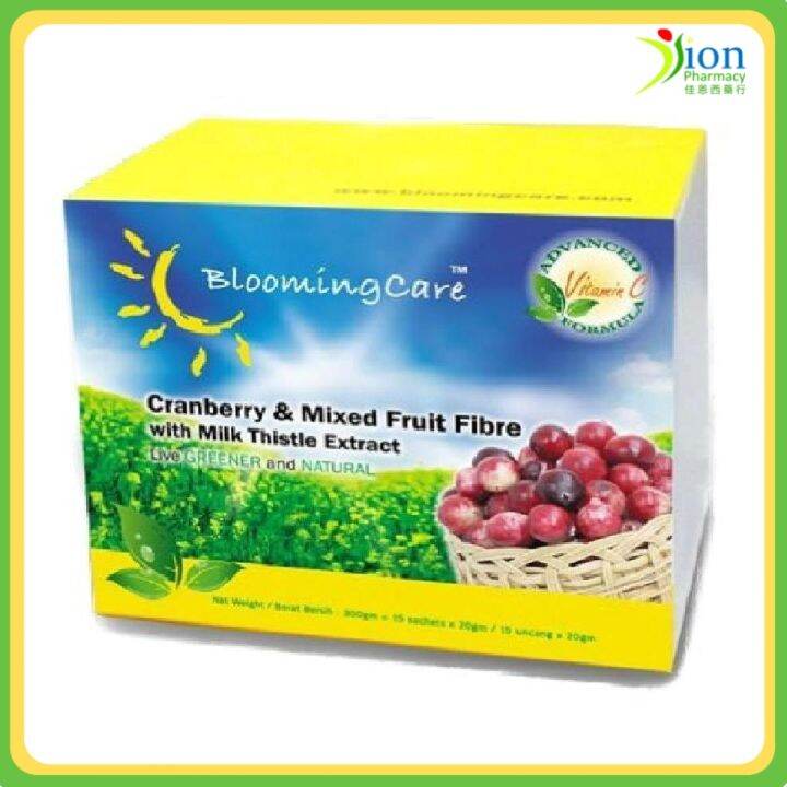 BLOOMING CARE CRANBERRY & MIXED FRUIT FIBRE WITH MILK THISTLE EXTRACT