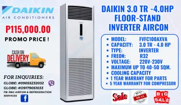 ac daikin packaged fvpgr20ny1 20 pk standing floor