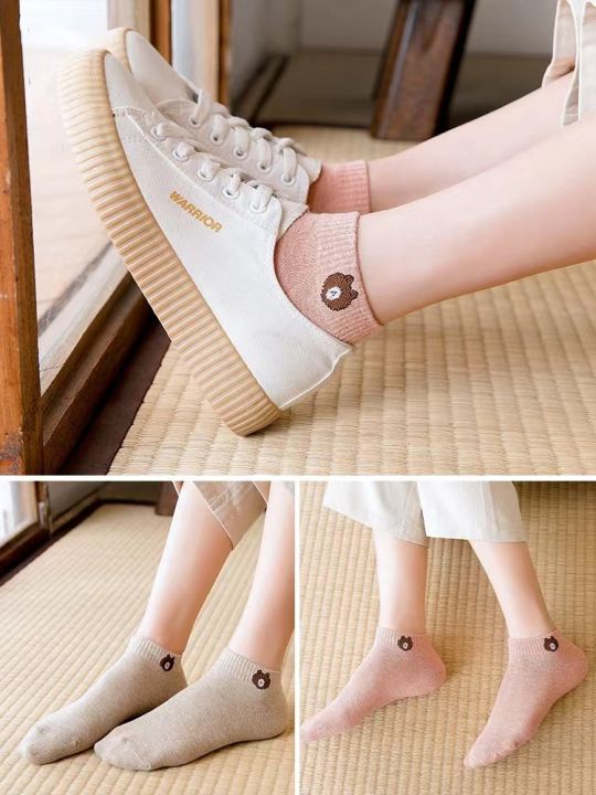 แพ็ค10คู่-ถุงเท้า-ถุงเท้าข้อสั้น-ถุงเท้ากันลื่น-ถุงเท้าผู้หญิง-ผู้ชาย-ถุงเท้าแพ็ค10คู่-มี10สี-สวยและกันเหงื่อออก-จัดส่งจากไทย