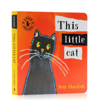 This little cat original English picture book famous Peter horacek childrens Enlightenment cardboard picture book Walker publishes parent-child interactive animal cognition