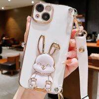 (รูปแบบใหม่) ที่วางโทรศัพท์กระต่ายสายคล้องแบบคาดตัวเคสสำหรับหัวเหว่ย P30 P40 P50 Pro P20 Lite Mate 20 30 40 Pro ที่วางกันกระแทกเคสมือถือเคสโทรศัพท์