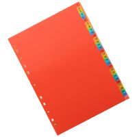 1 Set A4 File Divider Notebook Divider School Digital Notepad Daily Use Folder Divider Note Books Pads