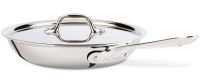 All-Clad D3 Fry Lid, 10 Inch Pan, Dishwasher Safe Stainless Steel Cookware, Silver, 10-Inch