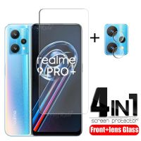 卐✗ 4in1 For OPPO Realme 9 Pro Plus Glass For Realme 9 Pro Plus Tempered Glass Screen Protector For Realme 6 5 9 Pro Plus Lens Glass