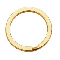 พวงกุญแจวงแหวนแบบแยกวงทองเหลือง15มม. 20มม. 25มม. 30มม. สำหรับกระเป๋า Diy พวงกุญแจพวงกุญแจเครื่องประดับทำพวงกุญแจจี้แหวนแบนทองแดง
