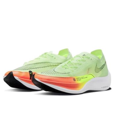 [HOT] Original✅ NK* ZomX- Vap0fly- Next- 2 "Neon" Green Orange Gradient Mens And Womens Sports Running Shoes Couple Sports Casual Shoes {Limited time offer}