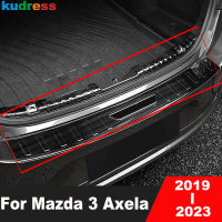 ด้านหลังกันชนสำหรับ Mazda 3 Axela BP 2019-2022 2023สแตนเลสรถ Tailgate ประตู Sill แผ่น Guard Pad อุปกรณ์เสริม