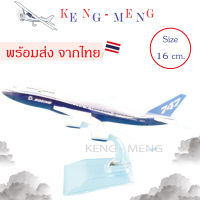 โมเดล *พร้อมส่งจากไทย* Boeing Factory Launch Colours Boeing 747 16cm Alloy Metal Model Airplane