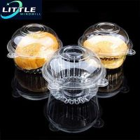 100PCS Individual Cupcake Holder Clear Plastic Dome Single Cupcake Carrier Muffin Container Holders Cases Boxes Cups 실리콘주걱