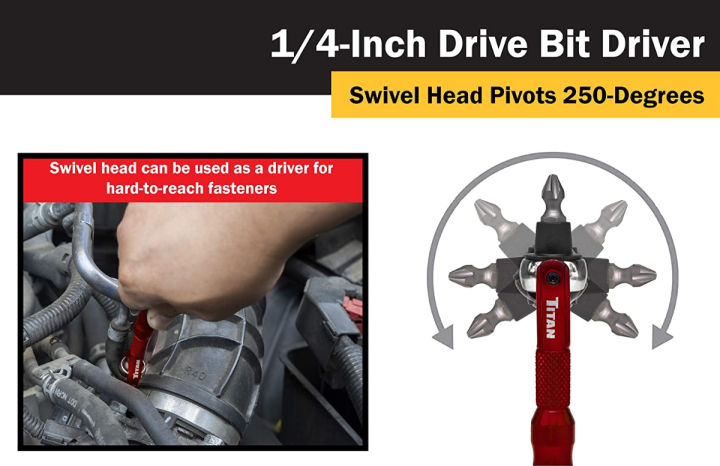 titan-11321-1-4-inch-drive-swivel-head-micro-bit-driver-red
