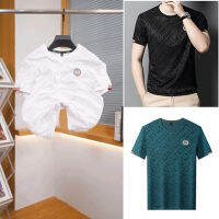 bungee เสื้อยืดผู้ชายแบรนด์เนมผ้าไนลอนลวดเย็บสูงสุดแบบสบายในช่วงฤดูร้อน