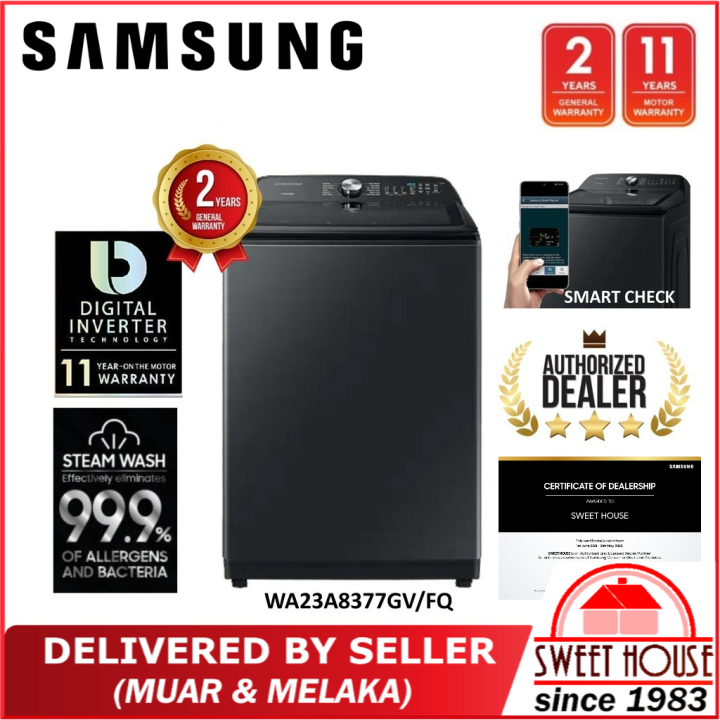 【Delivery by Seller】Samsung 23KG Top Load Washing Machine with