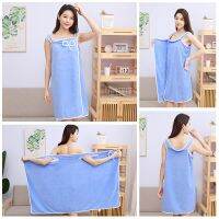 【DT】hot！ Soft Ladies Wearable Wrap Adults Dry Skirt Washable Bathrobe