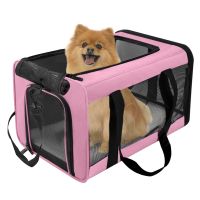 【LZ】 Airline Approved Dog Carrier Bag Portable Dog Backpack With Mesh Window Small Pet Transport Handbag Carrier For Dogs